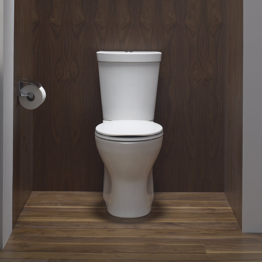 Kohler Persuade Skirted TwoPiece Elongated DualFlush Toilet with Top